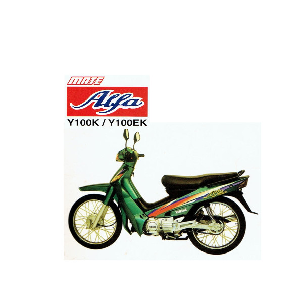 คู่มือซ่อม YAMAHA Mate Alfa Y100K/Y100EK